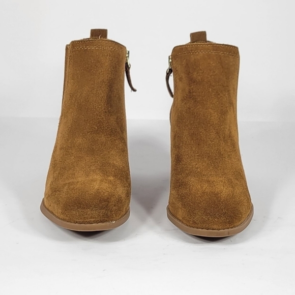 Franco Sarto Suede Heeled Boots #250 Size 7 M - Picture 4 of 9